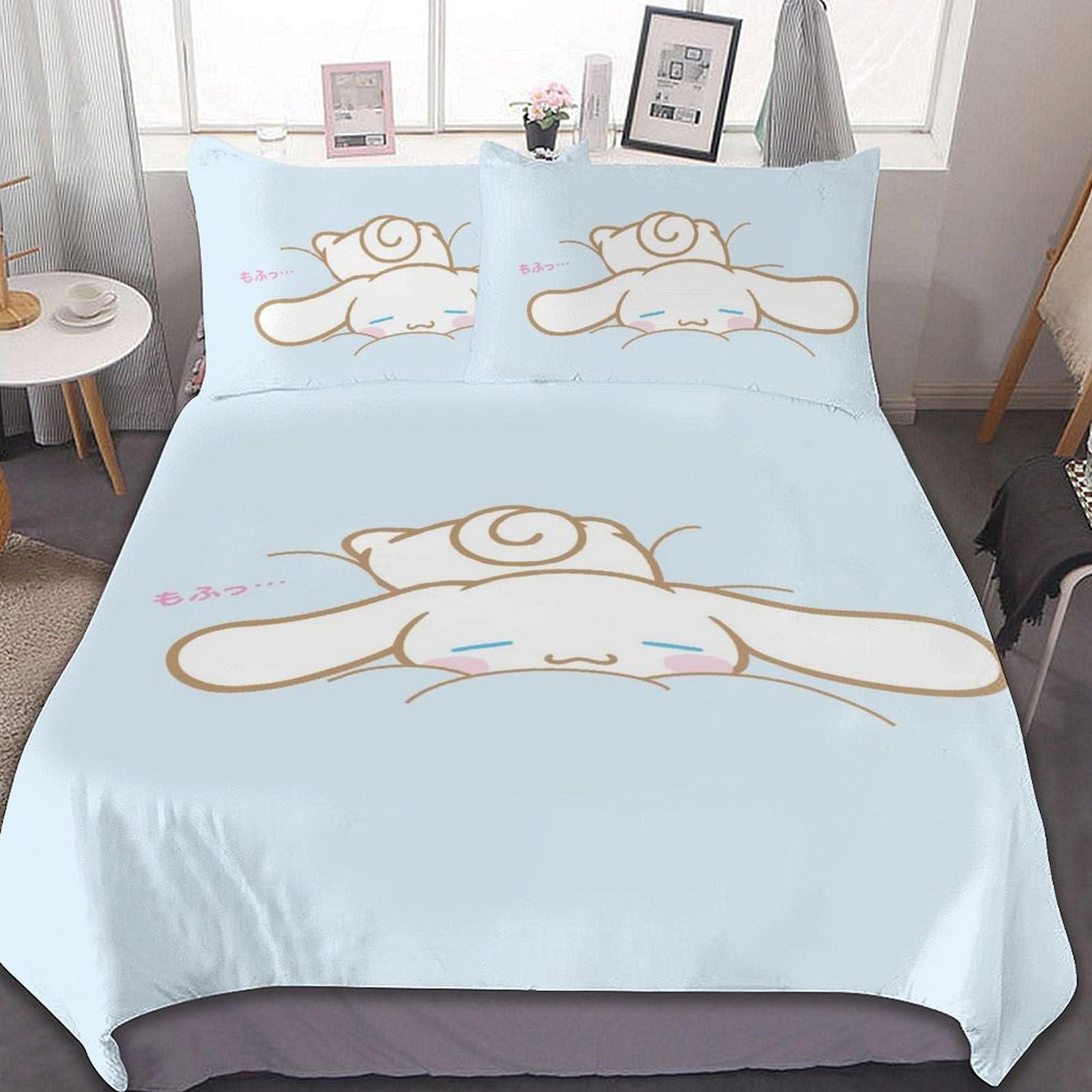 シナモンロールシング3点セット 枕カバー、あったか掛け布団カバー、敷パット Amazon｜シナモンロール 布団カバー 3点セット シングル